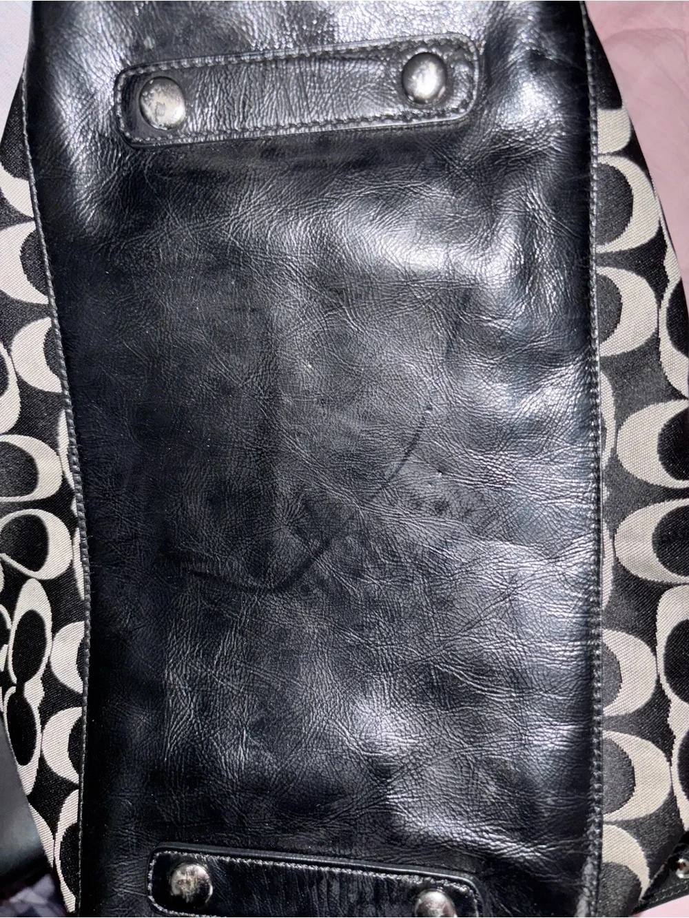 Vintage coach leather satchel